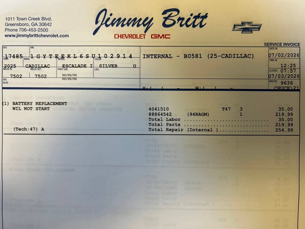 Used 2025 Cadillac Escalade IQ Sport 1 w/ Smart Trailering package AWD/4WD image 21
