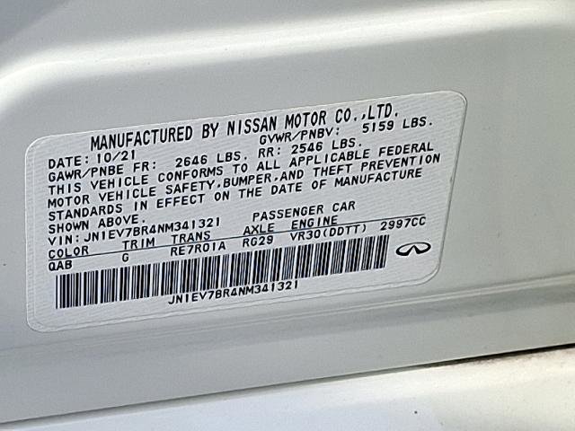 Certified 2022 INFINITI Q50 Luxe w/ Cargo Package image 27