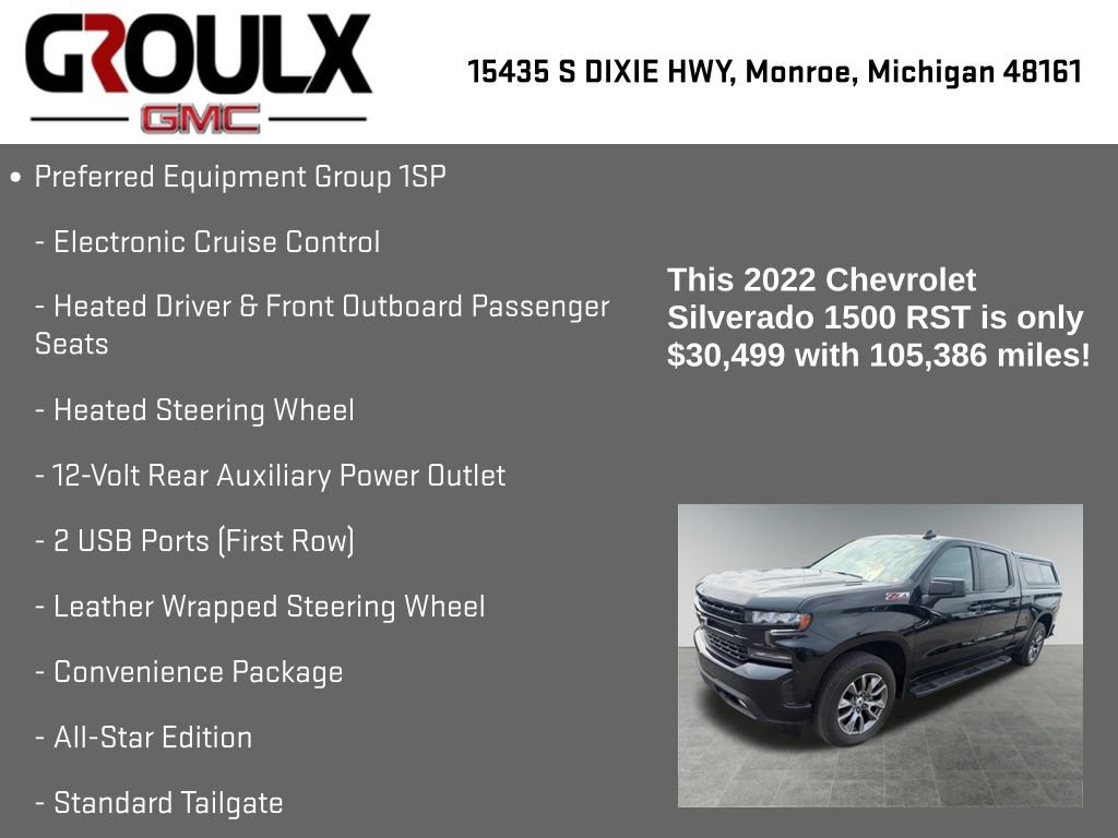 Used 2022 Chevrolet Silverado 1500 RST AWD/4WD image 22