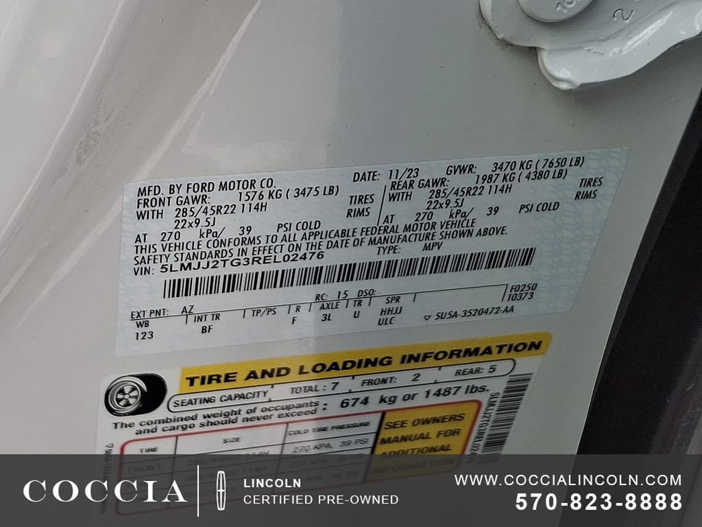 Certified 2024 Lincoln Navigator Black Label AWD/4WD image 26