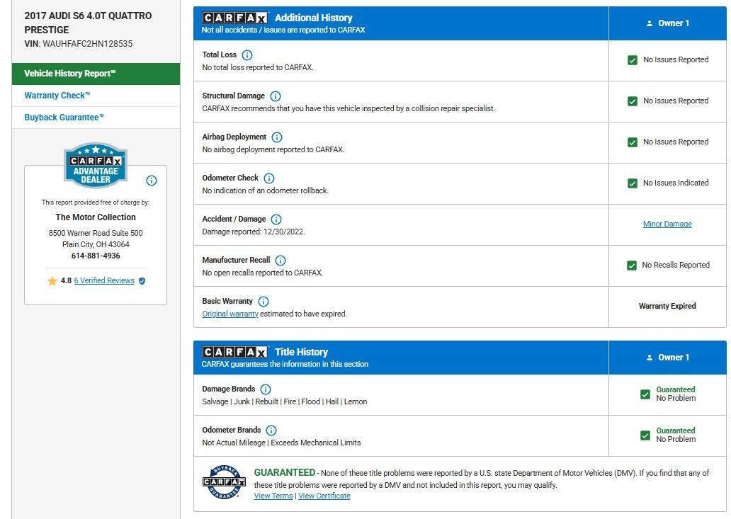 Used 2017 Audi S6 Prestige w/ S6 Sport Package image 15