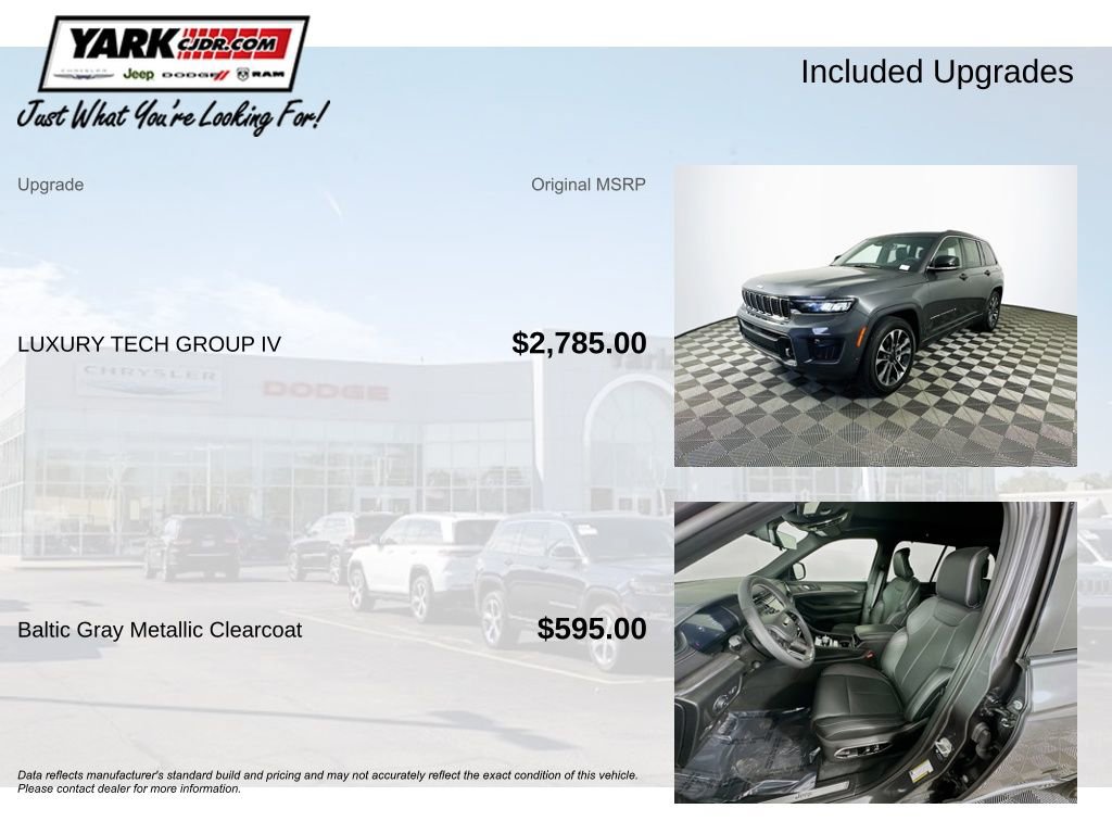 Certified 2025 Jeep Grand Cherokee Overland w/ Luxury Tech Group IV image 5