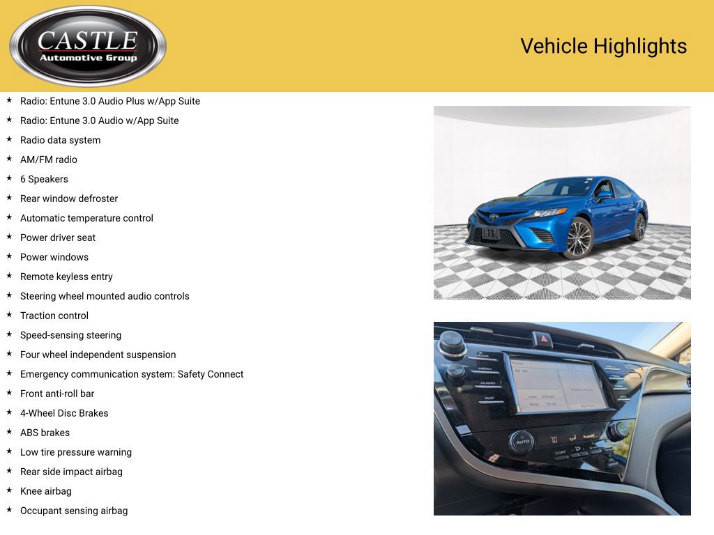 Used 2019 Toyota Camry SE FWD image 4
