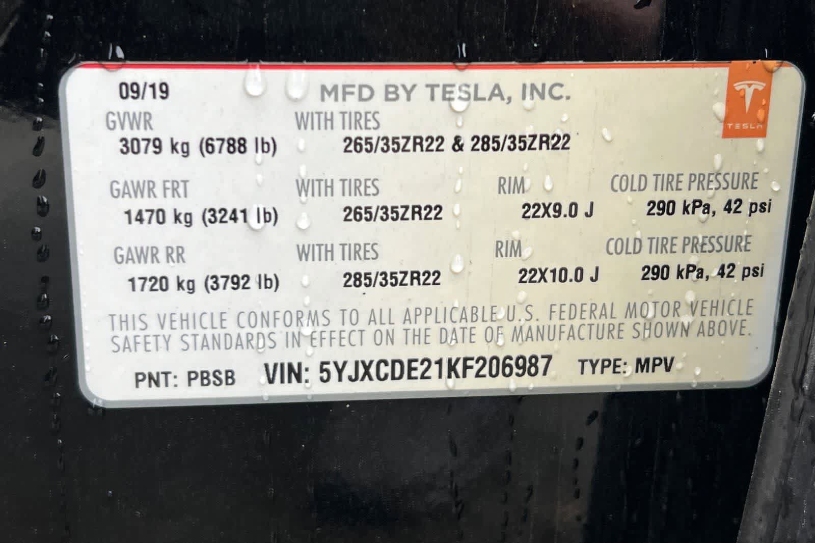 Used 2019 Tesla Model X Long Range image 30