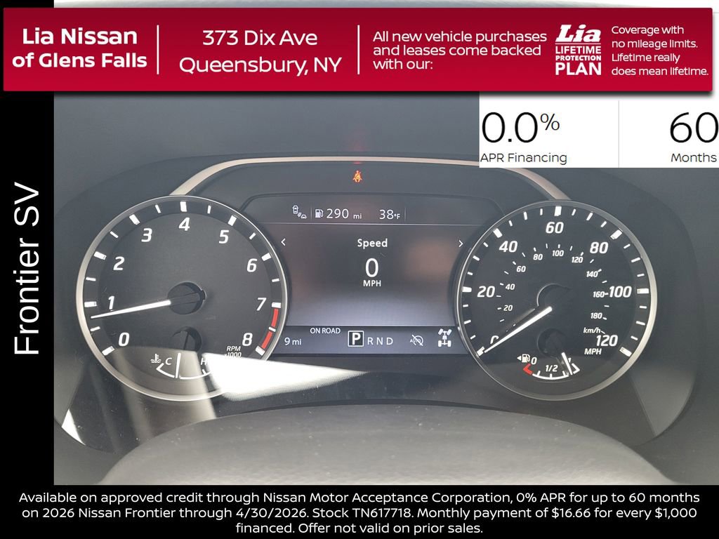 New 2026 Nissan Frontier SV w/ SV Convenience Package image 21