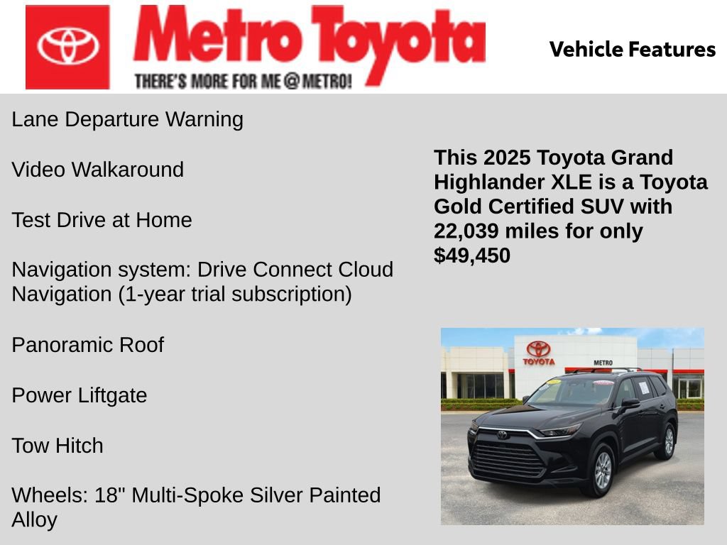 Certified 2025 Toyota Grand Highlander AWD image 21
