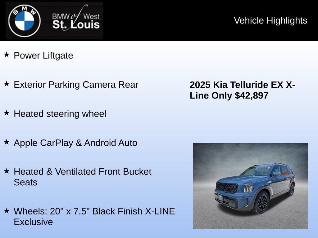 Used 2025 Kia Telluride EX X-Line AWD/4WD image 16
