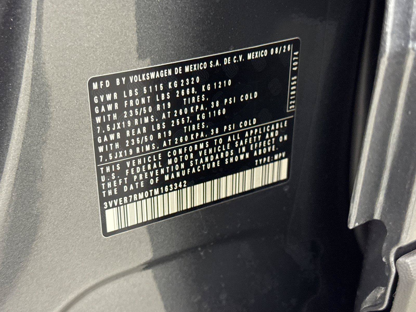 New 2026 Volkswagen Tiguan SE AWD/4WD image 27