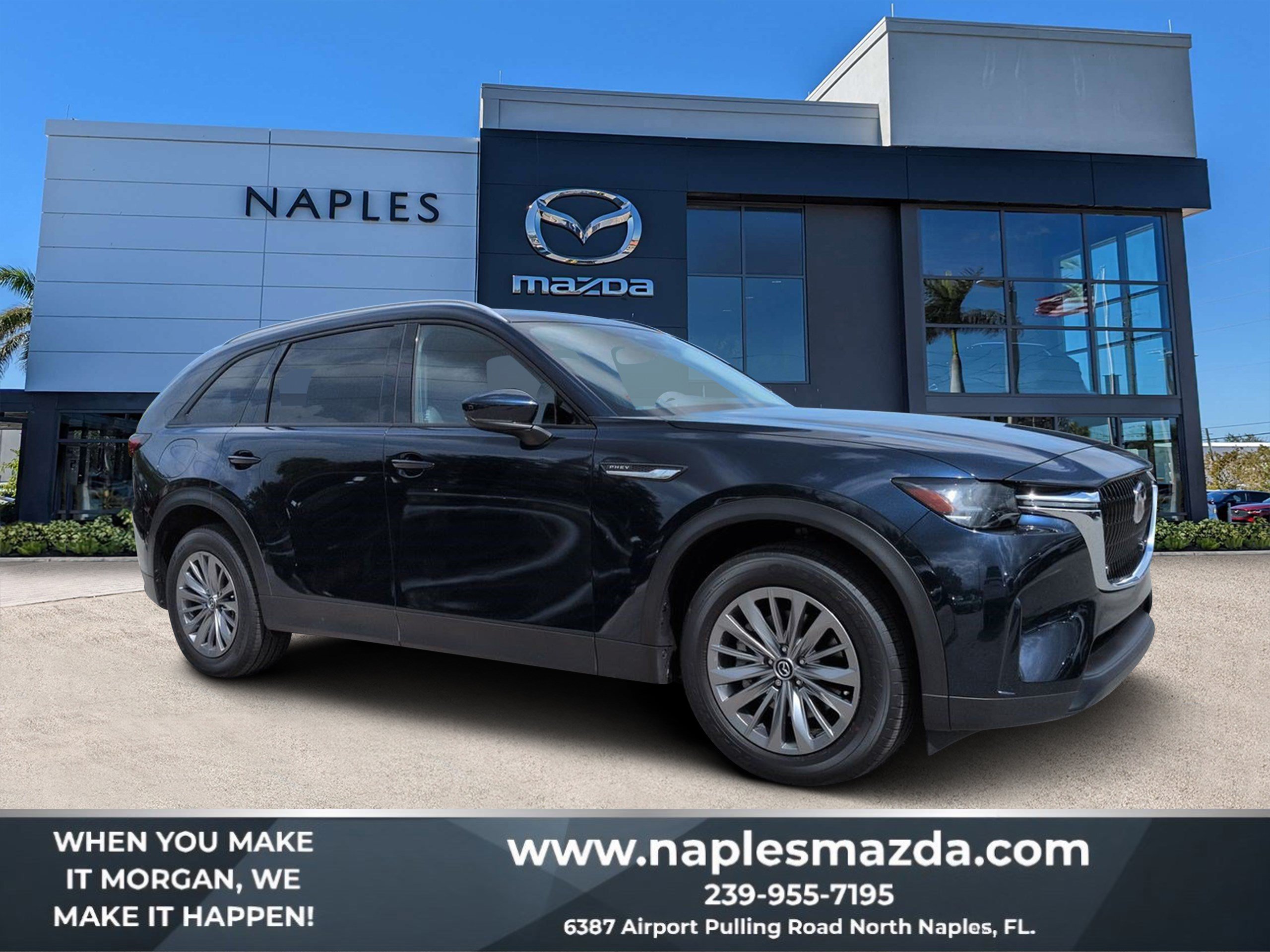 Used 2025 MAZDA CX-90 Plug-In Hybrid w/ Preferred AWD/4WD image 1