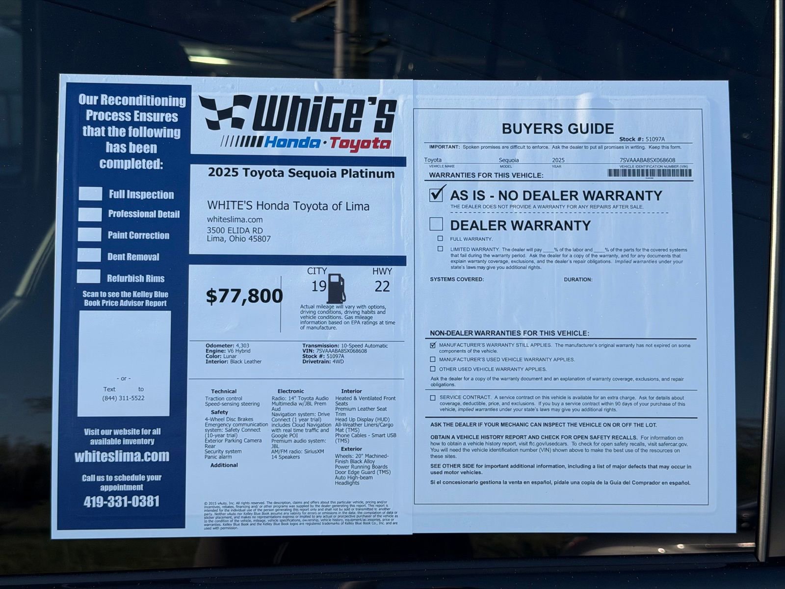 Used 2025 Toyota Sequoia Platinum AWD/4WD image 42
