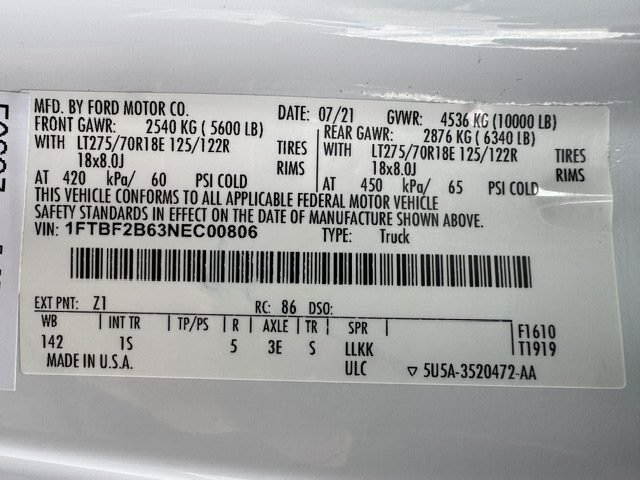 Used 2022 Ford F250 XL w/ STX Appearance Package AWD/4WD image 20