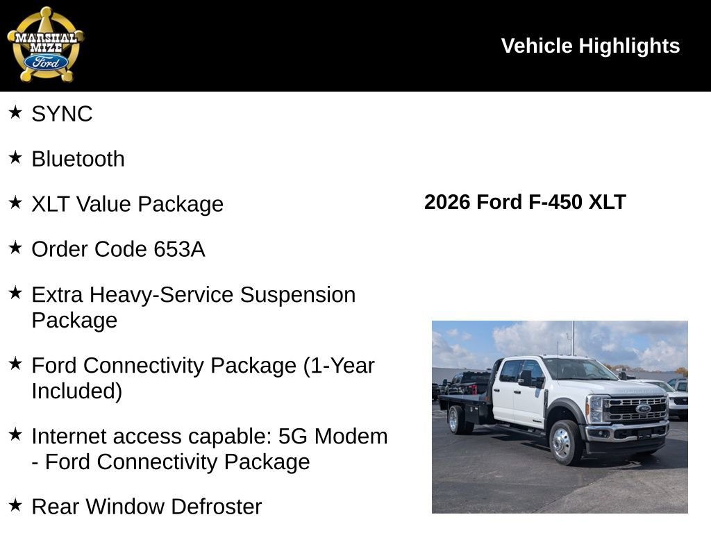 New 2026 Ford F450 XLT w/ XLT Value Package AWD/4WD image 2