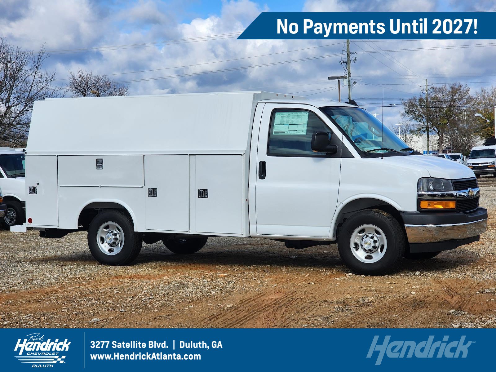 New 2025 Chevrolet Express 3500 w/ Power Convenience Package RWD image 1