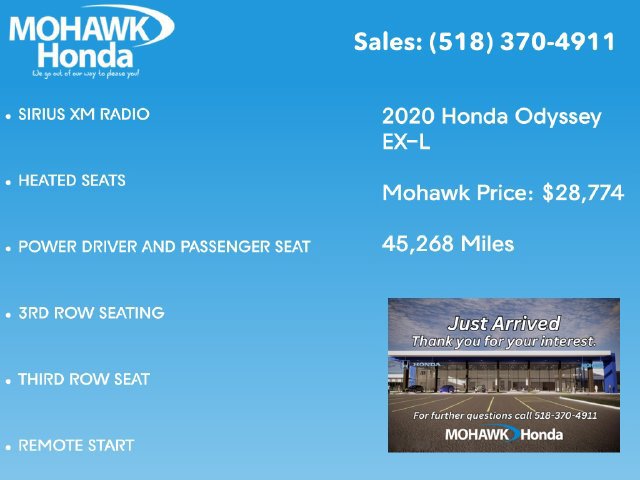 Used 2020 Honda Odyssey EX-L image 3
