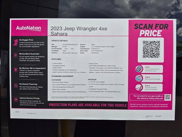 Used 2023 Jeep Wrangler Unlimited Sahara w/ Cold Weather Group AWD/4WD image 24