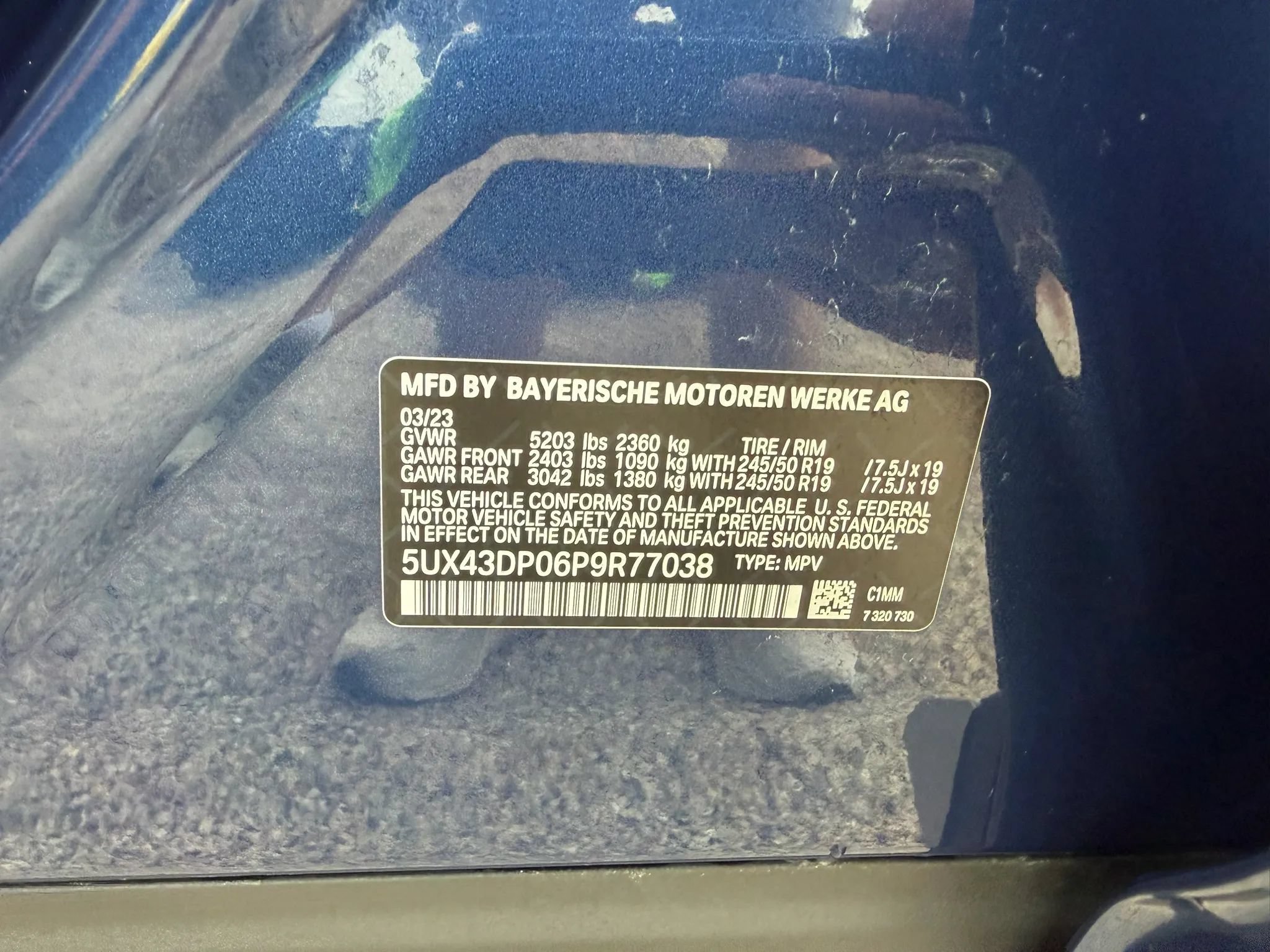 Used 2023 BMW X3 sDrive30i w/ Premium Package RWD image 44