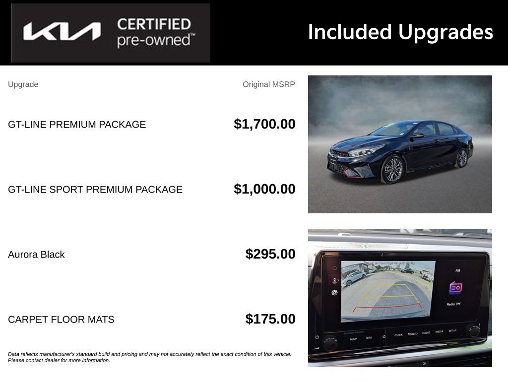 Certified 2023 Kia Forte GT-Line w/ GT-Line Premium Package FWD image 36