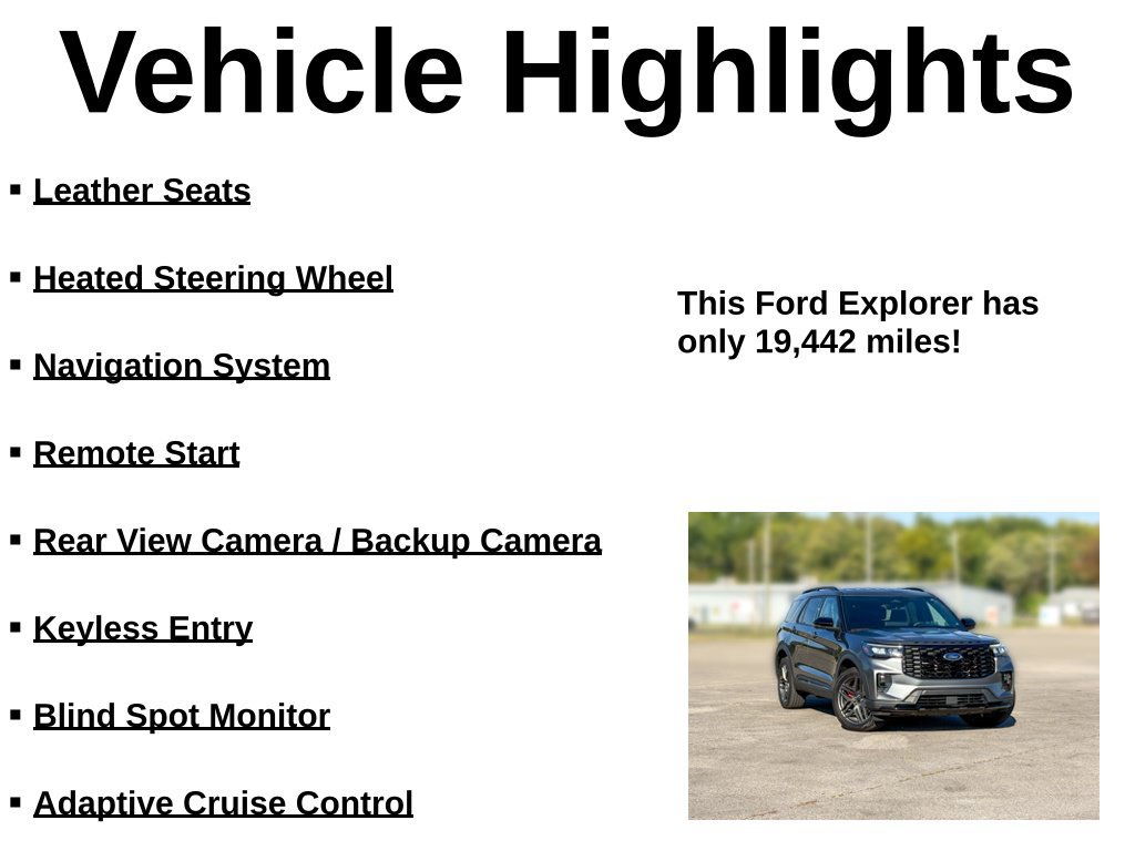 Used 2025 Ford Explorer ST-Line w/ ST-Line Street Pack AWD/4WD image 31