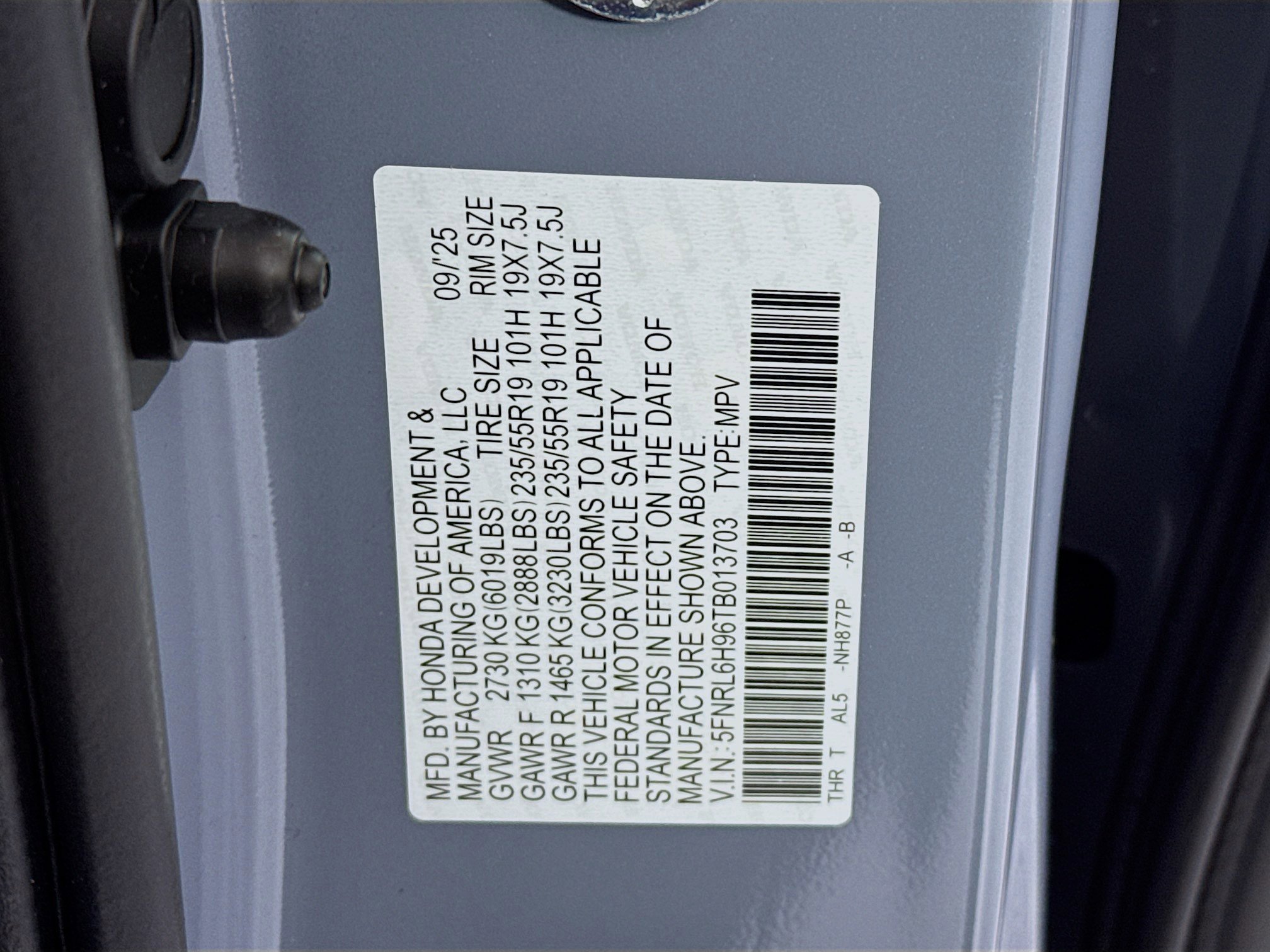 New 2026 Honda Odyssey Elite image 35