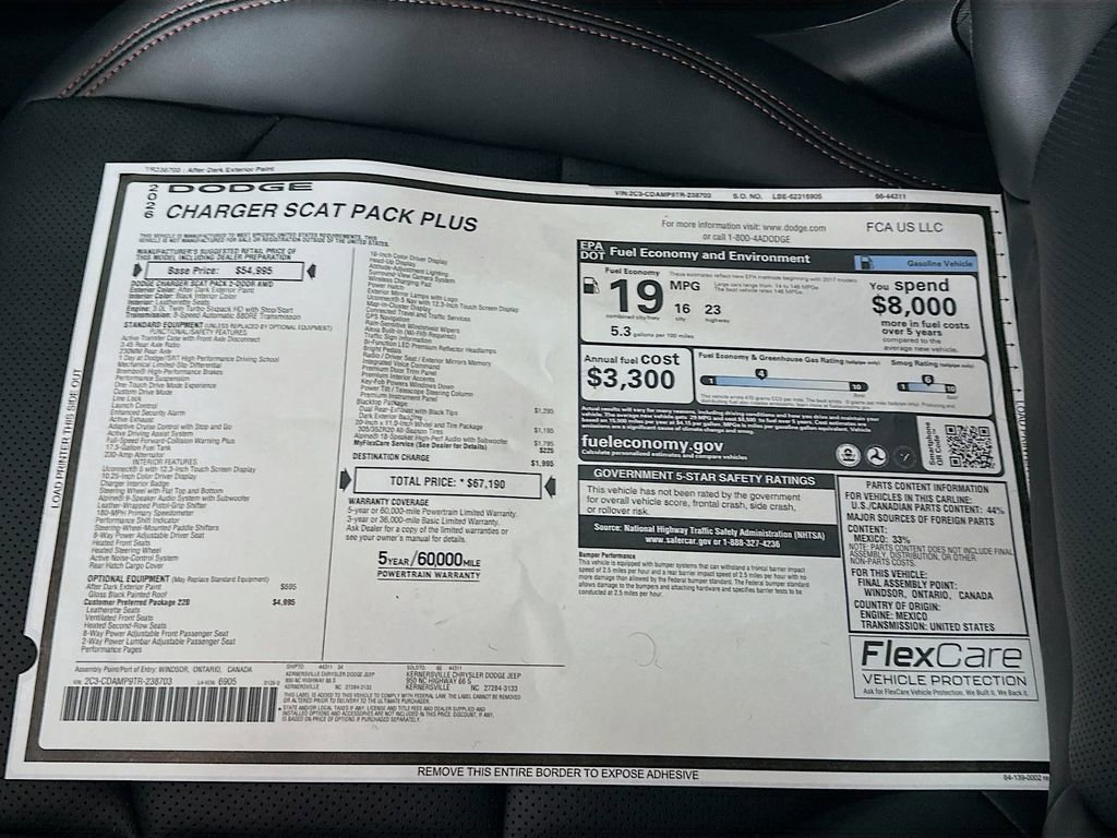 New 2026 Dodge Charger R/T Scat Pack image 21