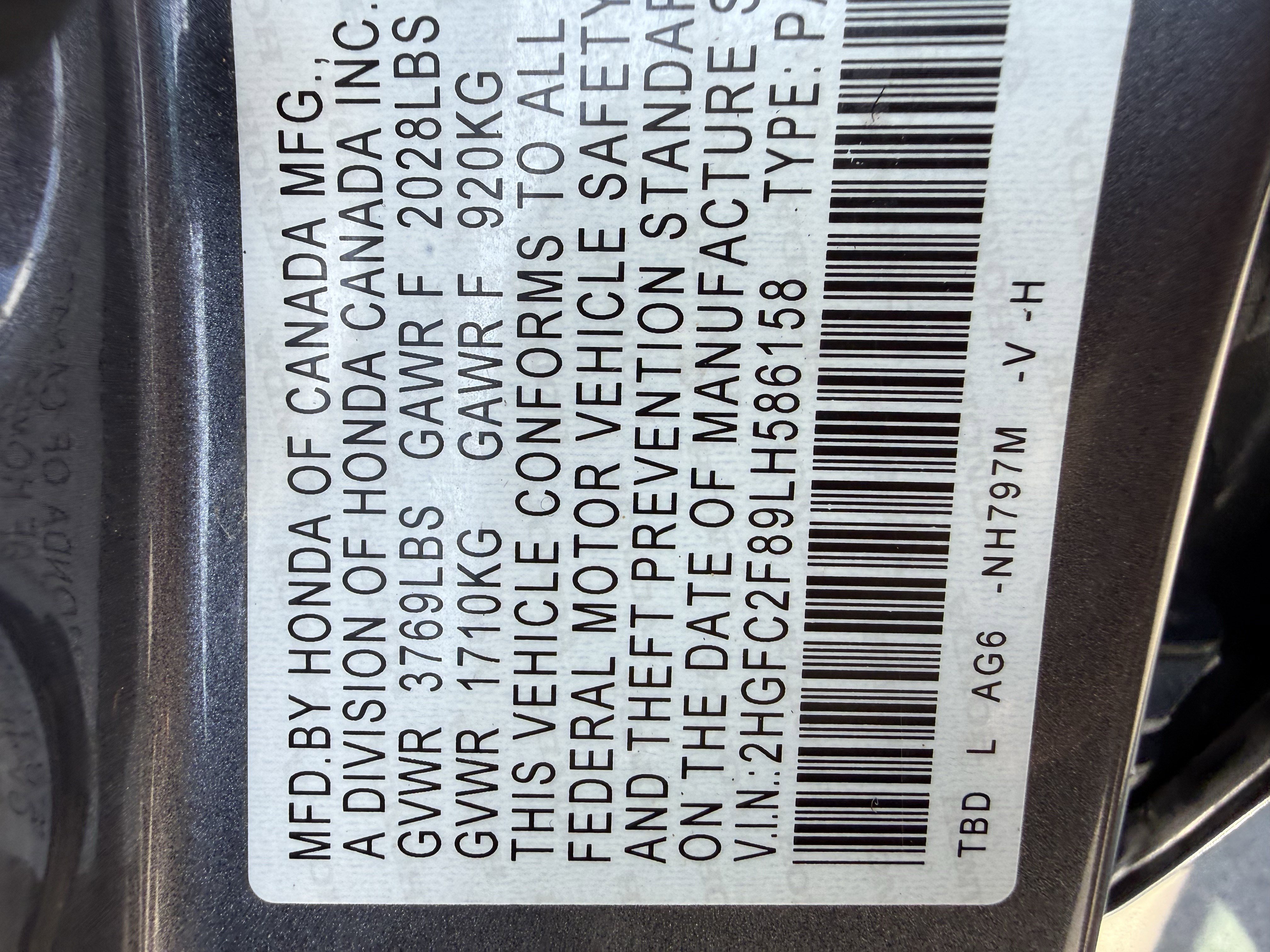 Used 2020 Honda Civic Sport image 34