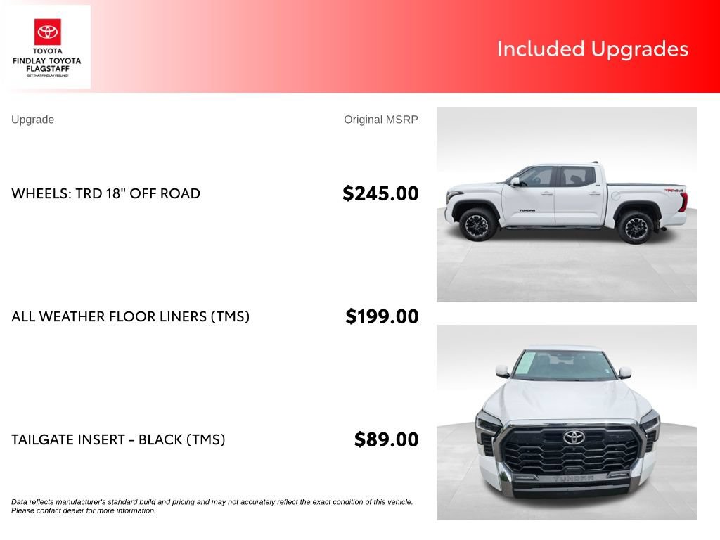 Used 2025 Toyota Tundra SR5 w/ TRD Off-Road Premium Package AWD/4WD image 6