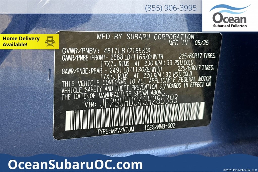 New 2025 Subaru Crosstrek 2.5i Premium