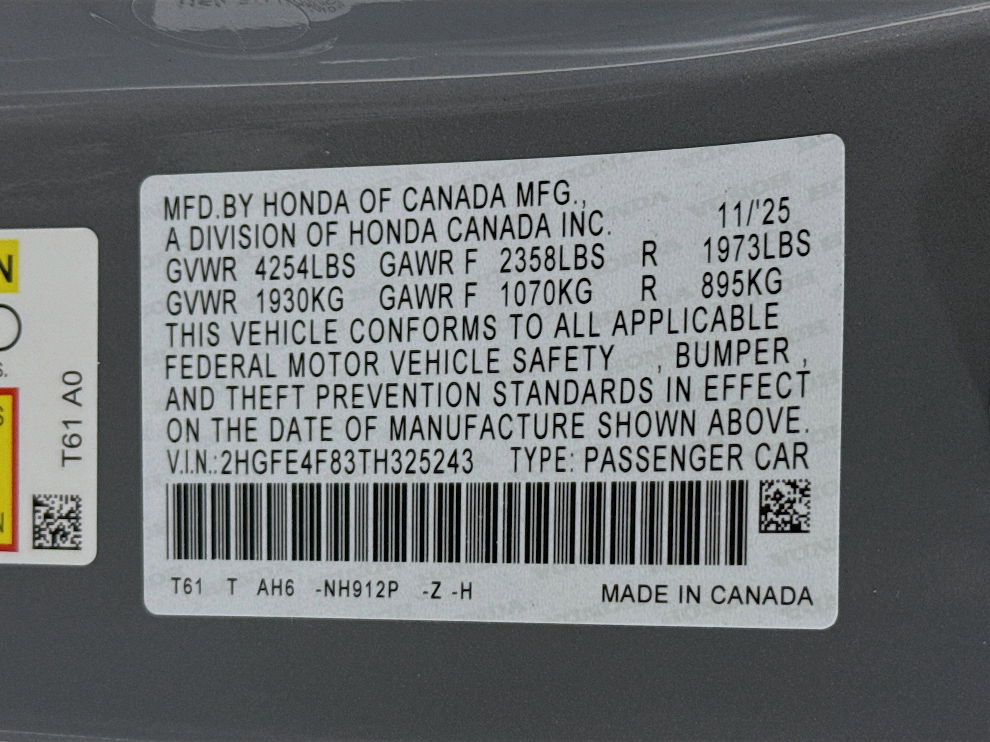 New 2026 Honda Civic Sport image 38