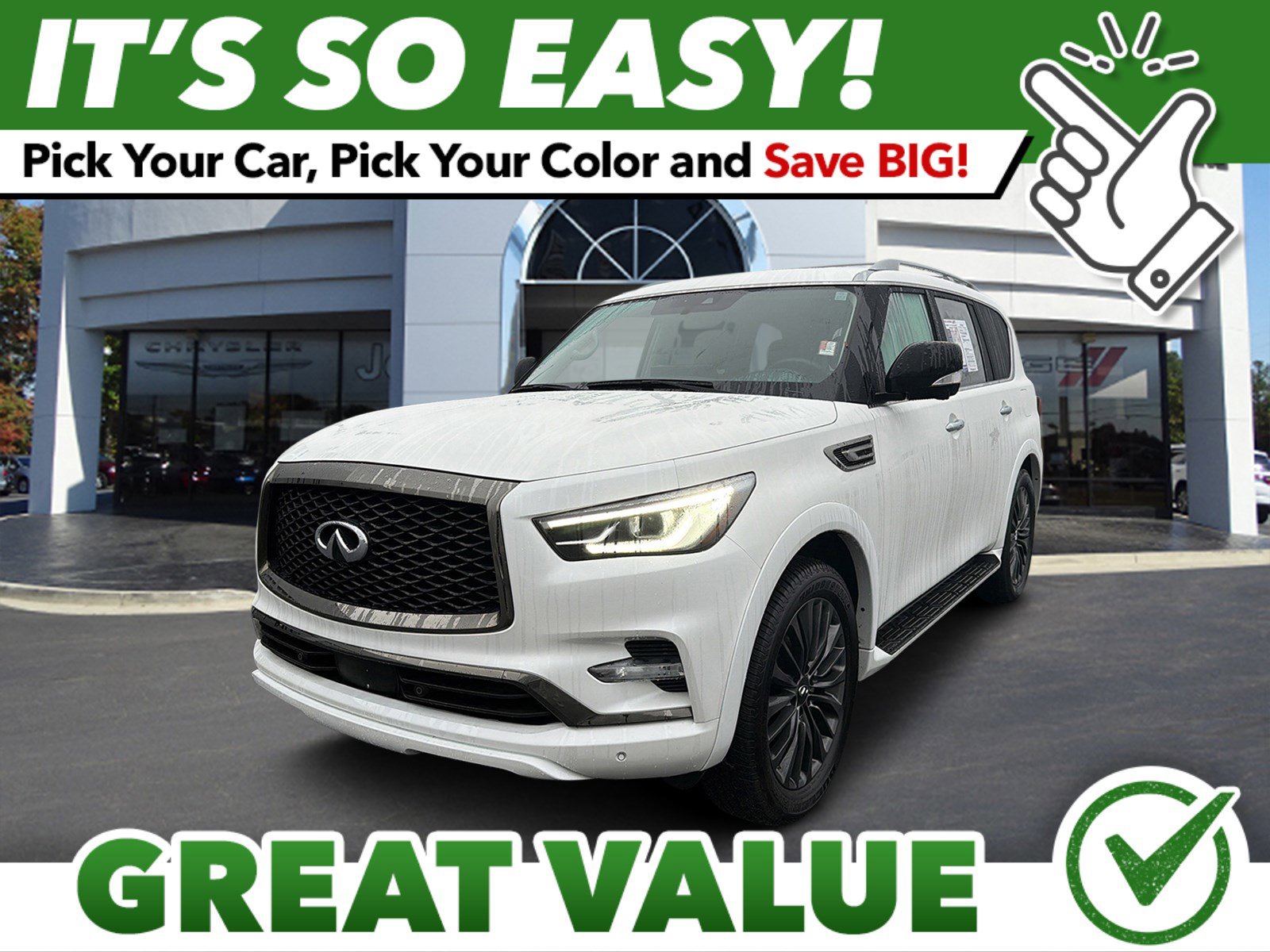 Used 2024 INFINITI QX80 Premium Select w/ Cargo Package