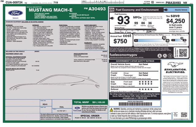 Used 2023 Ford Mustang Mach-E Select AWD/4WD image 5