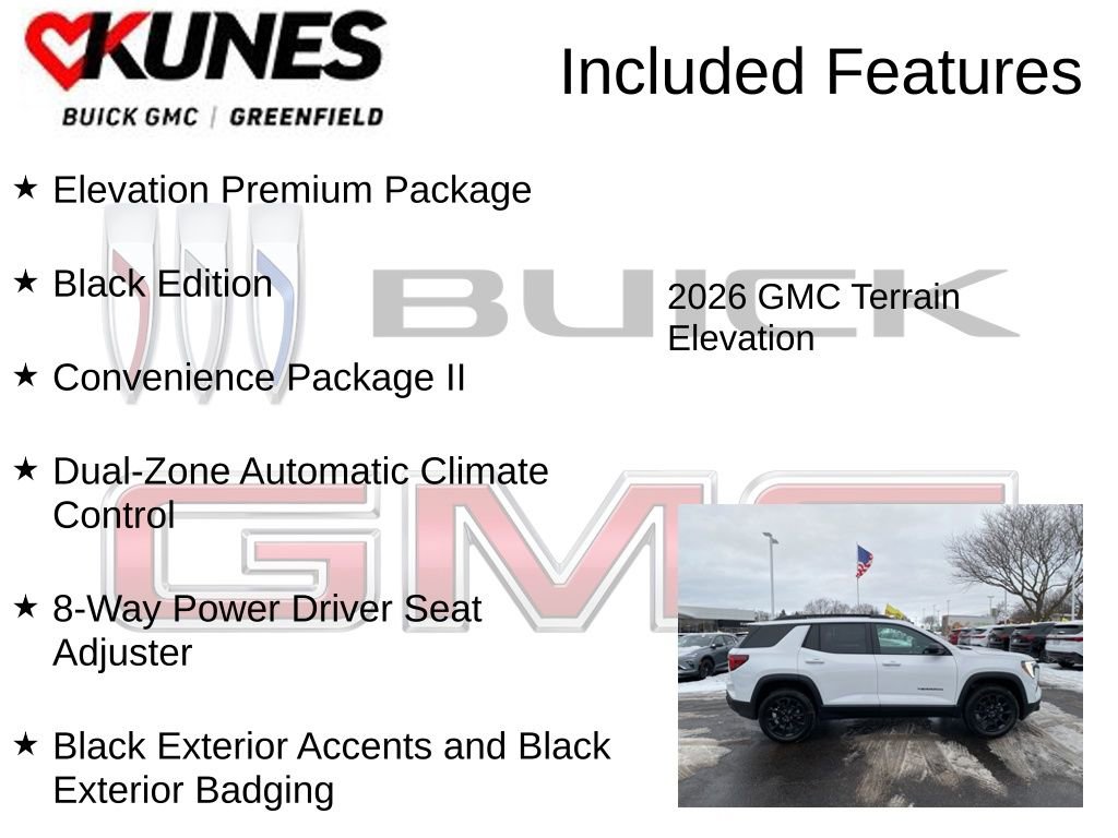 New 2026 GMC Terrain Elevation w/ Elevation Premium Package image 3