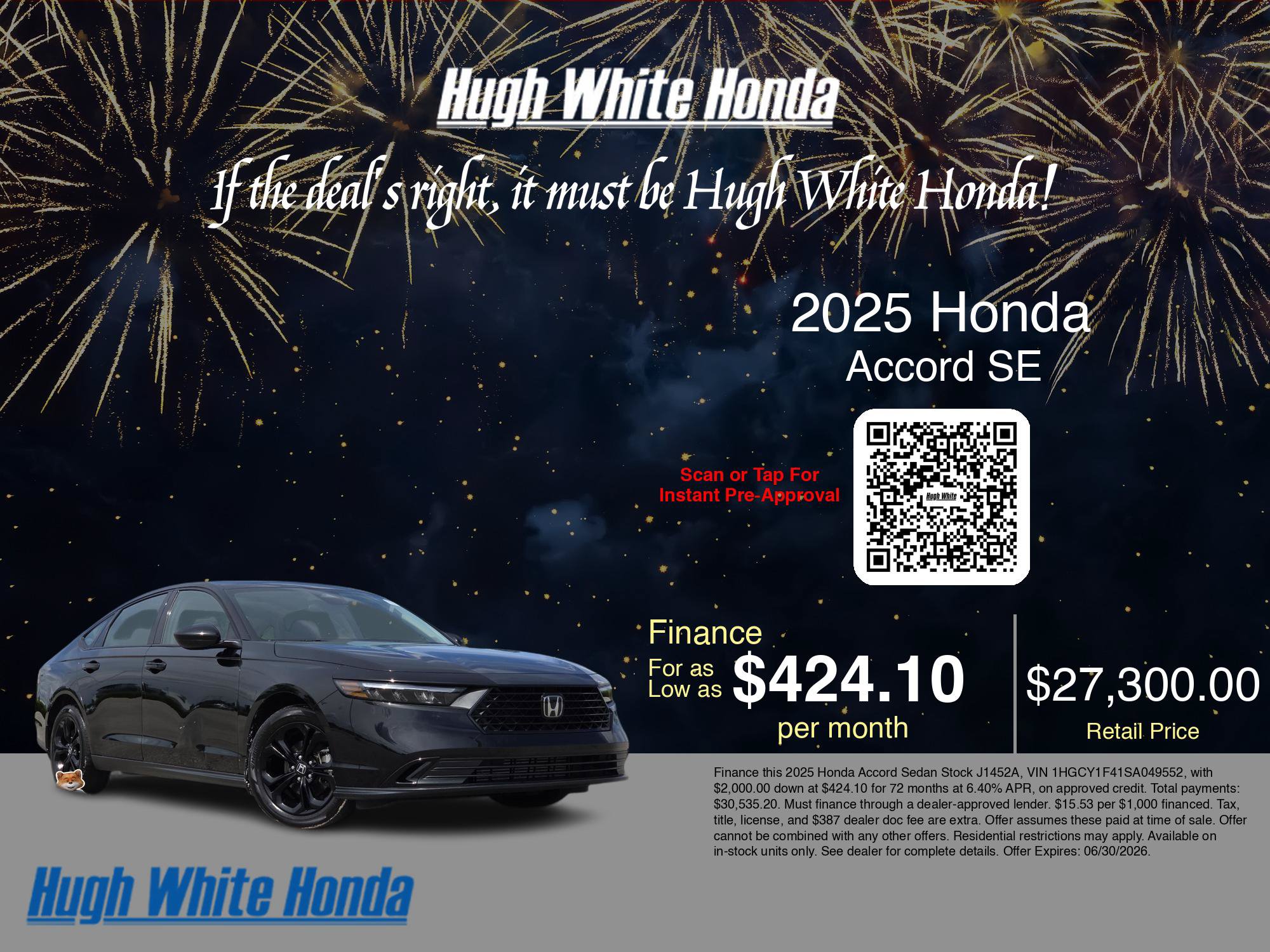 Used 2025 Honda Accord SE image 3