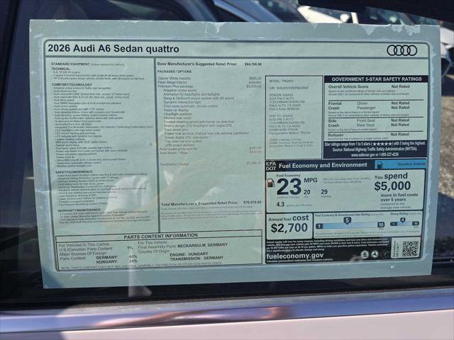 New 2026 Audi A6 Premium Plus image 19