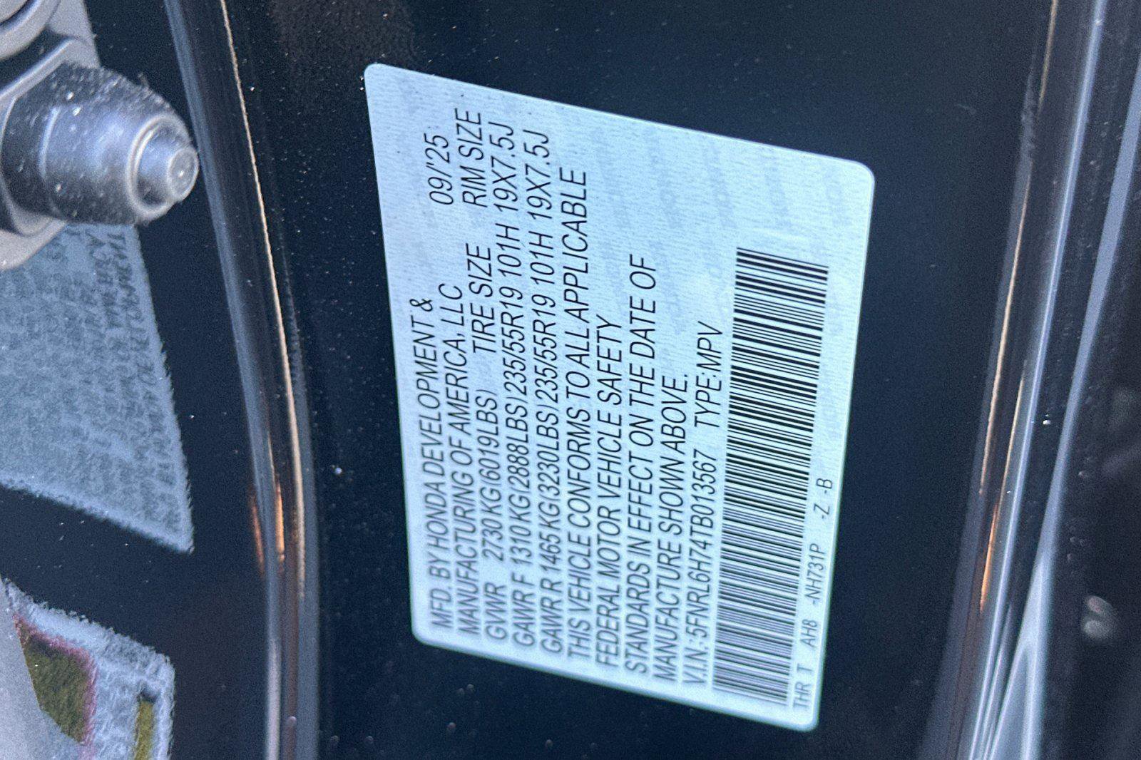 New 2026 Honda Odyssey Sport-L image 34