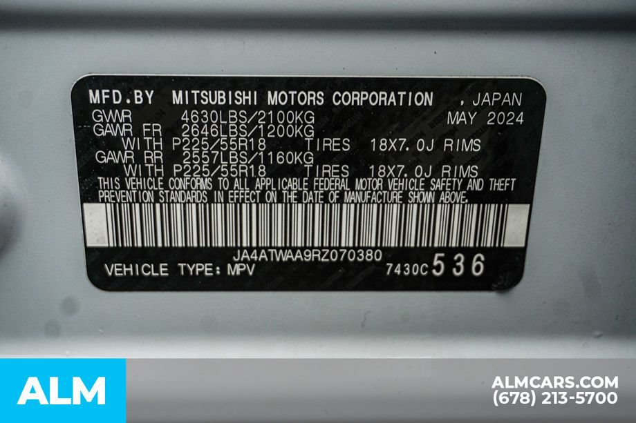 Used 2024 Mitsubishi Eclipse Cross SE AWD/4WD image 60