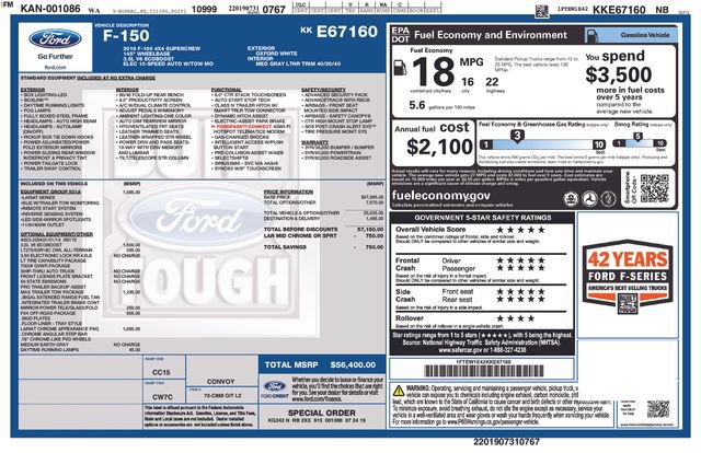 Certified 2019 Ford F150 Lariat AWD/4WD image 4