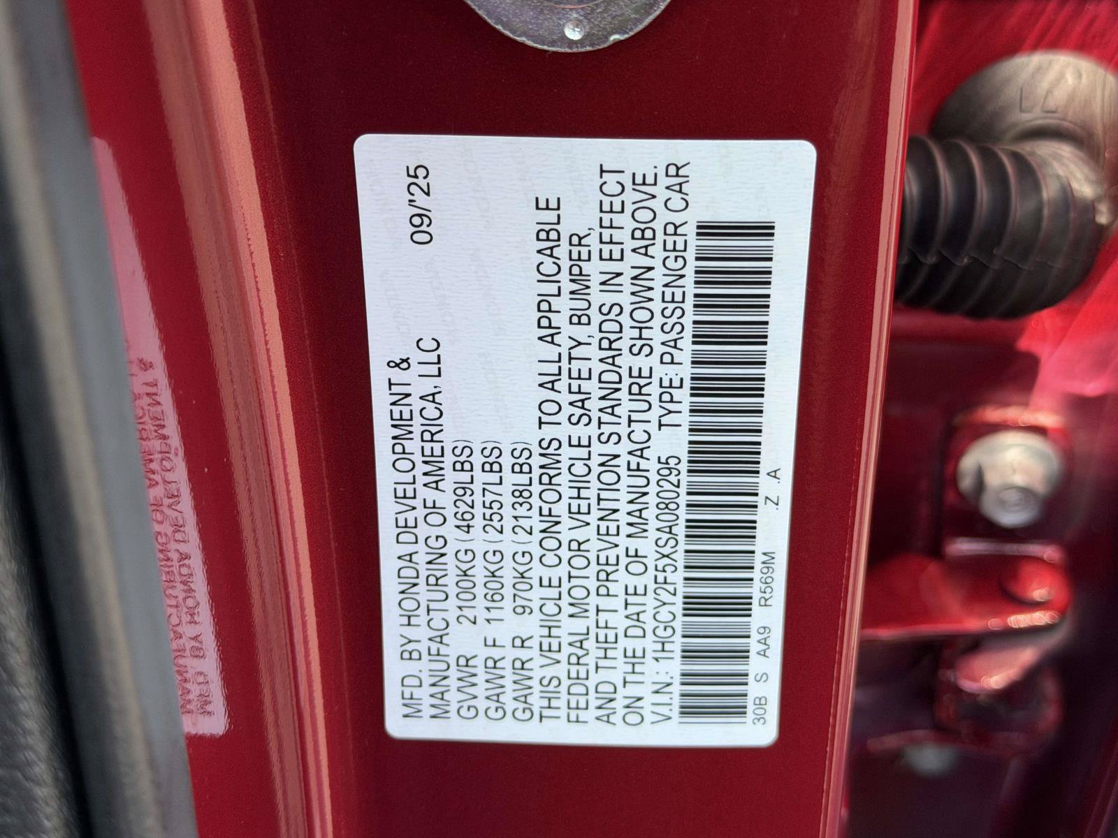 Certified 2025 Honda Accord Sport image 21