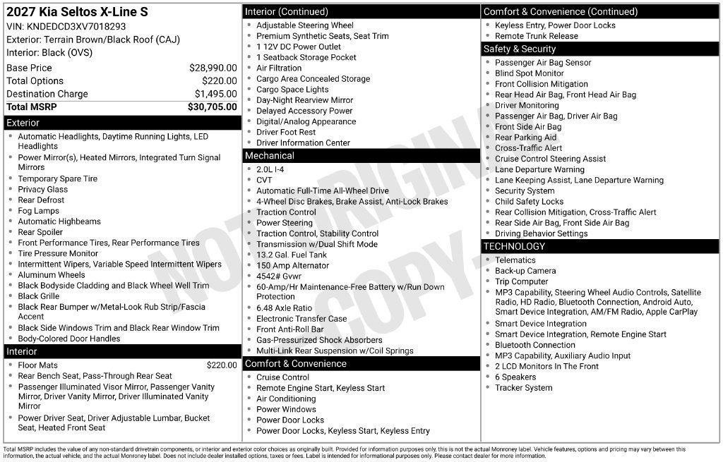 Certified 2027 Kia Seltos X-Line S AWD/4WD image 31
