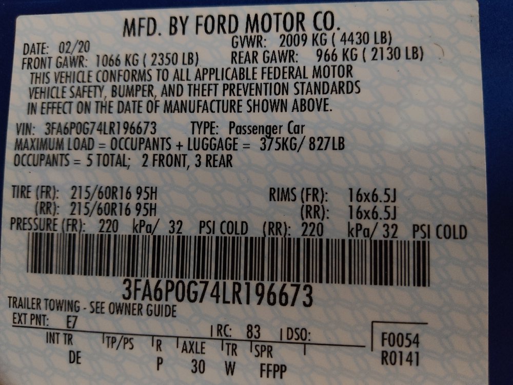 Used 2020 Ford Fusion S FWD image 33