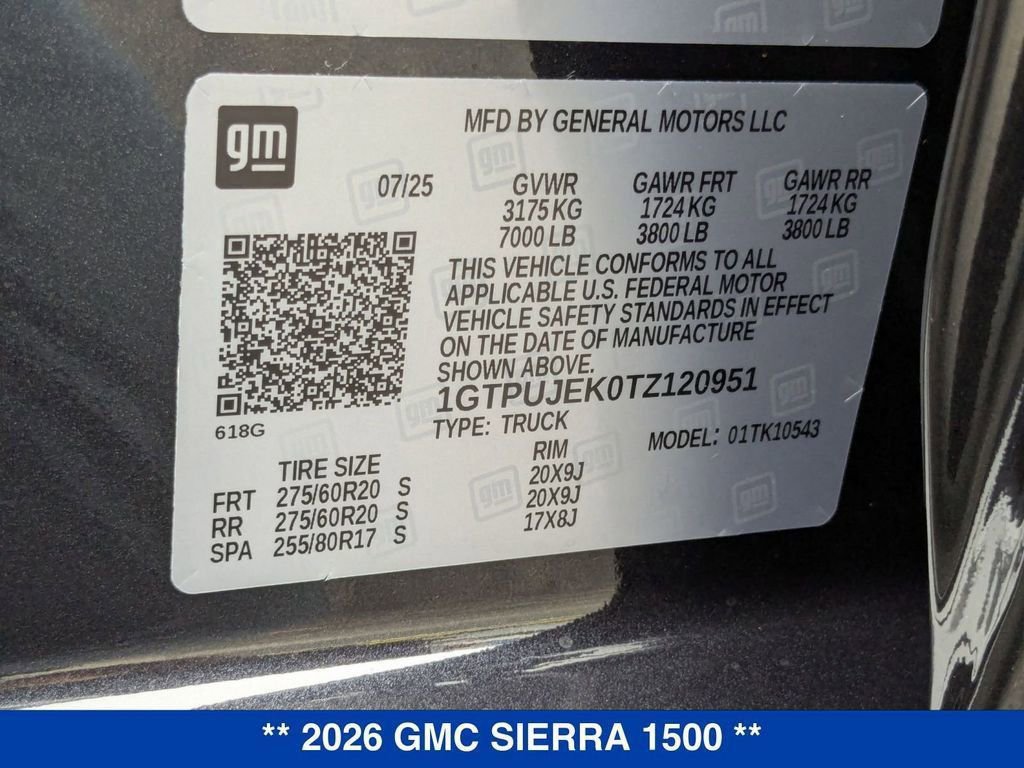 New 2026 GMC Sierra 1500 Elevation image 29
