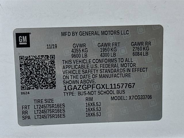 Used 2020 Chevrolet Express 3500 LT w/ LT Preferred Equipment Group image 31