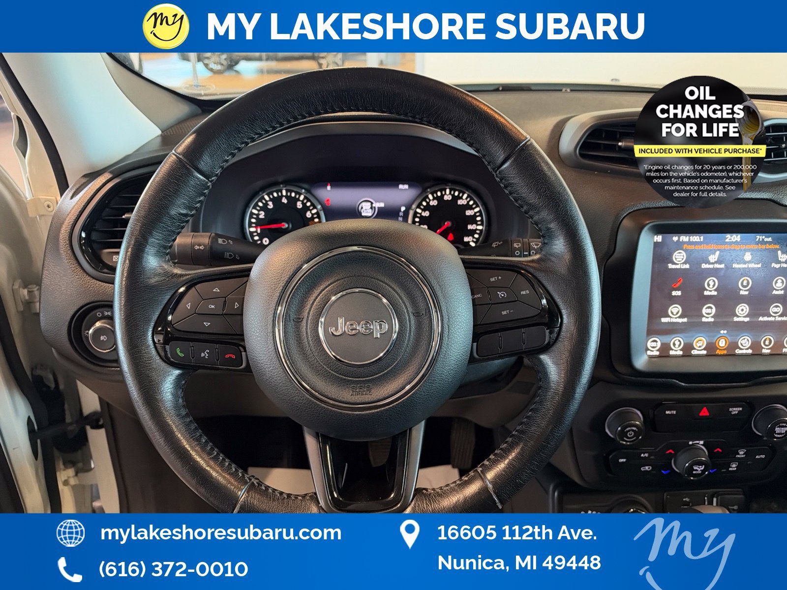 Used 2019 Jeep Renegade Altitude w/ UConnect 8.4 Nav Group AWD/4WD image 21
