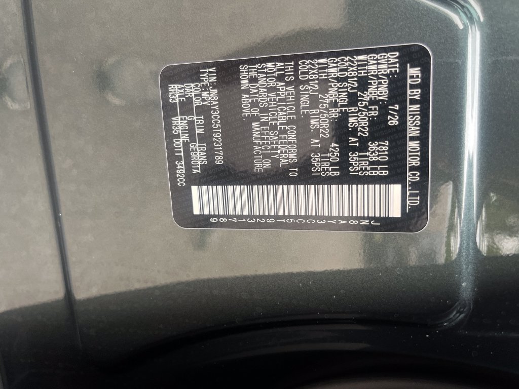 New 2026 Nissan Armada Platinum Reserve AWD/4WD image 28
