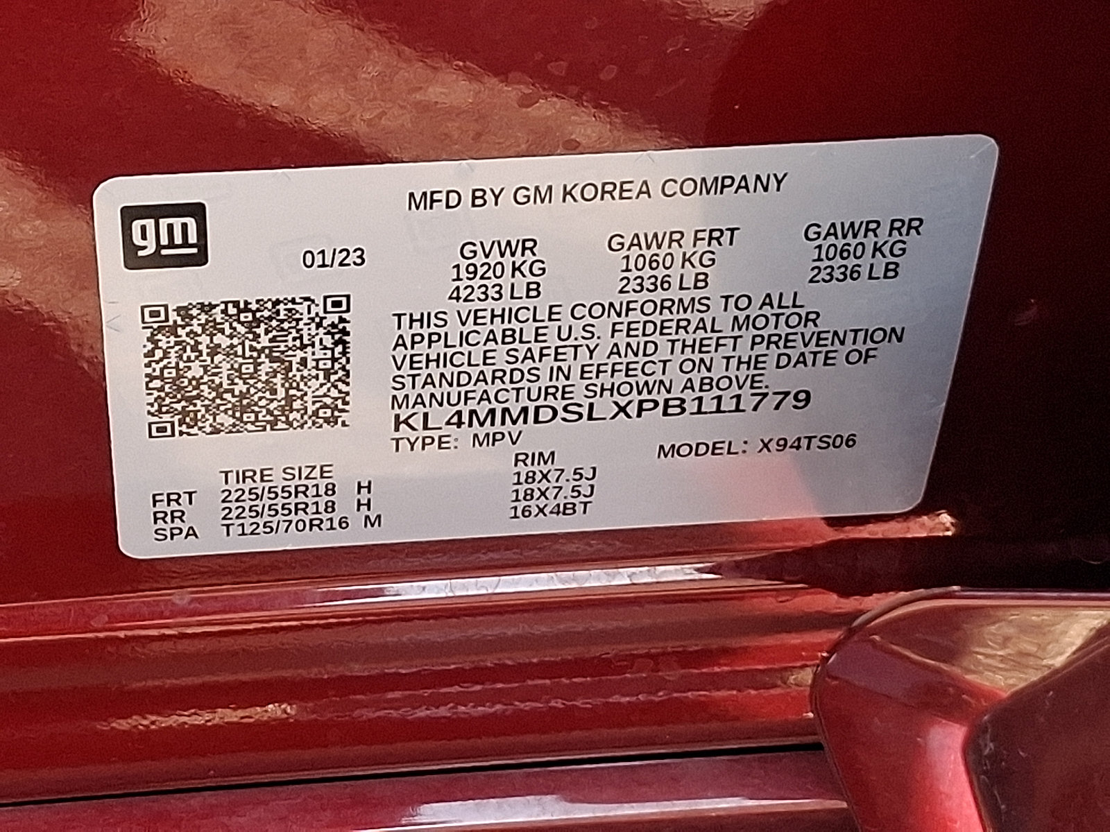 Used 2023 Buick Encore GX Select w/ Sport Touring Package FWD image 29