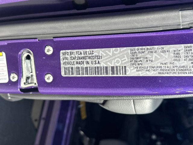 New 2026 Jeep Wrangler Sport image 25