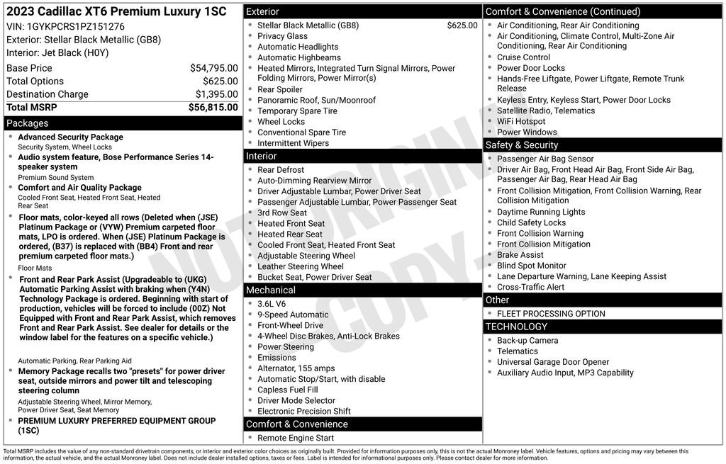 Used 2023 Cadillac XT6 Premium Luxury image 4