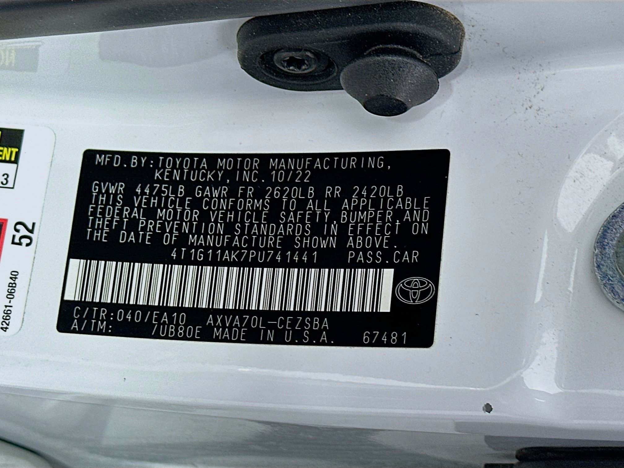 Certified 2023 Toyota Camry SE FWD image 29