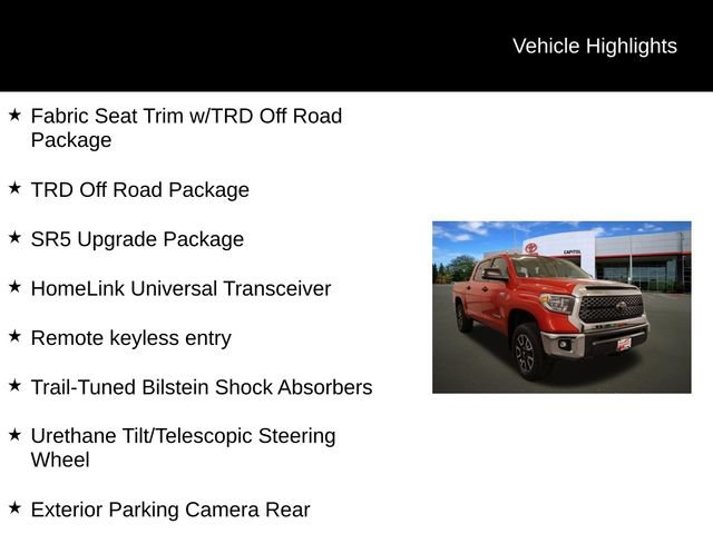 Used 2018 Toyota Tundra SR5 w/ TRD Off Road Package AWD/4WD image 3