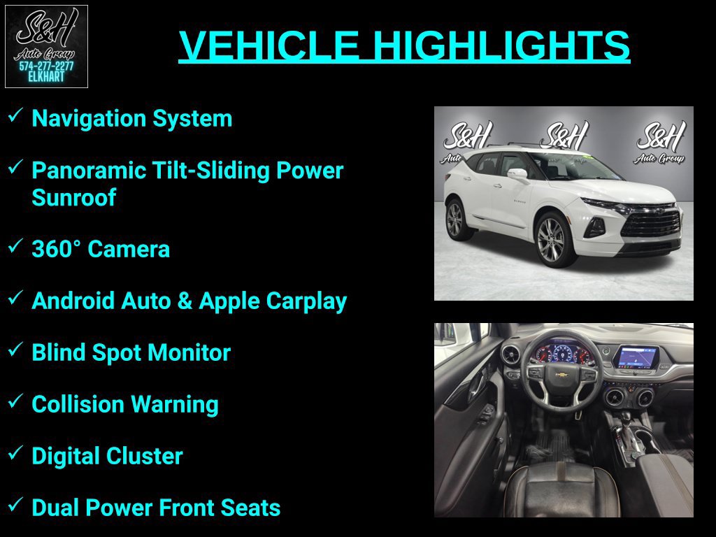 Used 2019 Chevrolet Blazer Premier AWD/4WD image 3