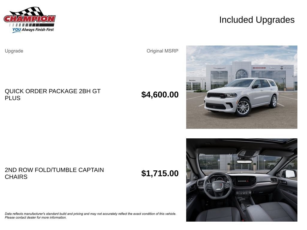 New 2026 Dodge Durango GT AWD/4WD image 6